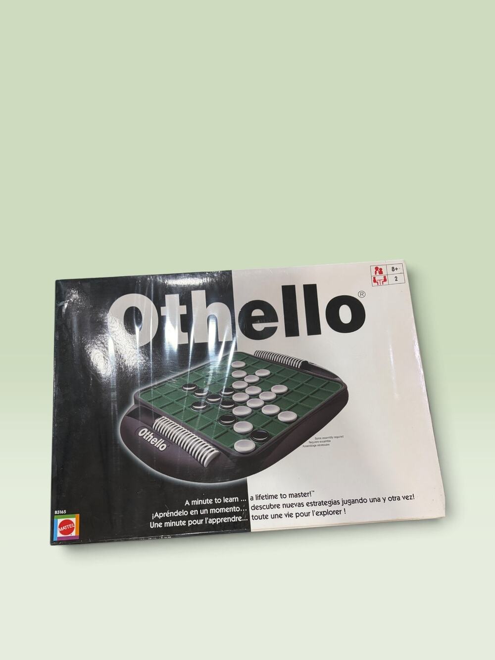 NEW Mattel Othello Board Game Sealed Classic Strategy Reversi B3165 Complete